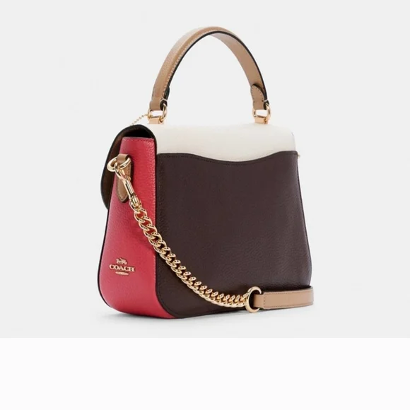 Elegant Brown Leather Shoulder Bag